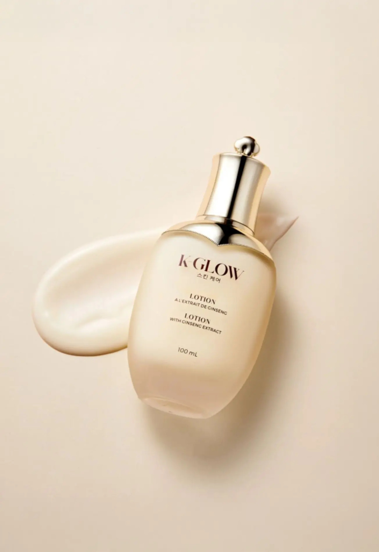 Lotion à l'extrait de ginseng